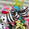 Spring^D. Stevens Colorful Wild Roses Ribbon, 4" X 10Yd