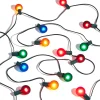 Lights^RAZ Connectable Matte Globe String Multicolored Lights, 14'