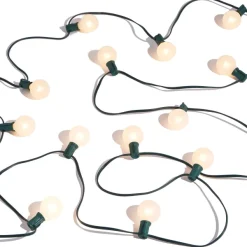 Lights^RAZ Connectable Matte Globe String Light, 15'