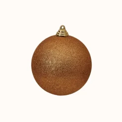 Ball Ornaments^Farrisilk Copper Glitter Ball Ornament, 8"