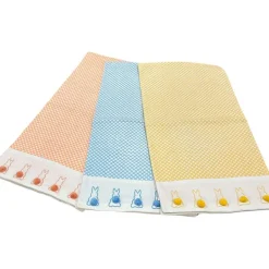 Table Decor^Two's Company Cottontail Table Runner With Bunny Pom Pom