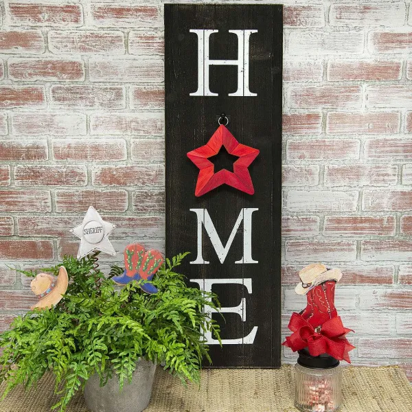 Table Decor^The Round Top Collection Cowboy Boot Finial