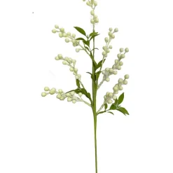 Spring^Liberty Floral Cream Berry Leaf Spray
