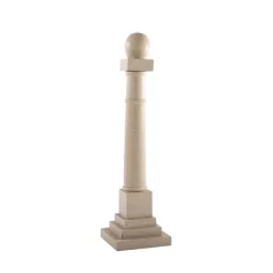 Table Decor^The Round Top Collection Cream Display Pole, Tall