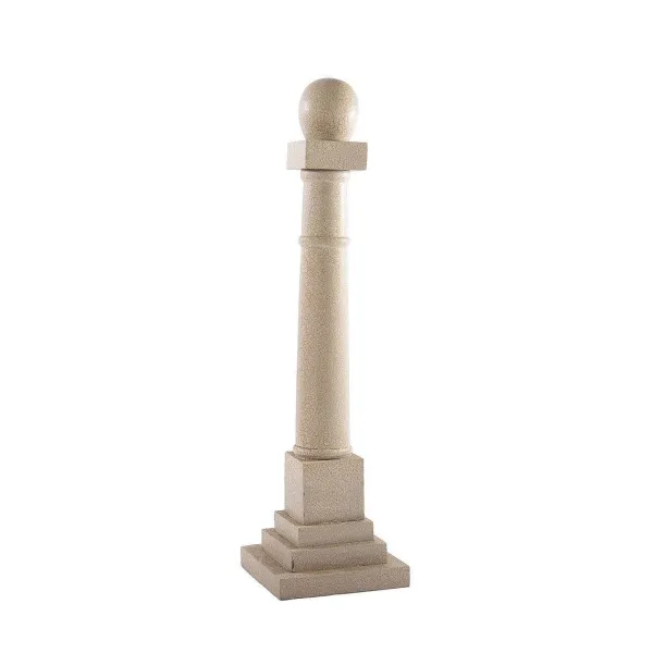 Table Decor^The Round Top Collection Cream Display Pole, Tall
