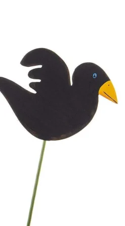 Pot Stakes^The Round Top Collection Crow And Sunflower Stakes