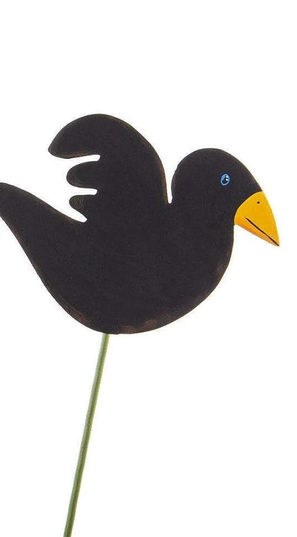 Pot Stakes^The Round Top Collection Crow And Sunflower Stakes