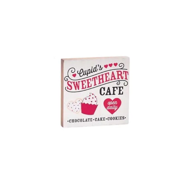 Focal Points^Burton & Burton Cupid Delivery Sign Shelf Sitter