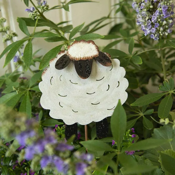 Pot Stakes^The Round Top Collection Curly Lamb Mini Stake