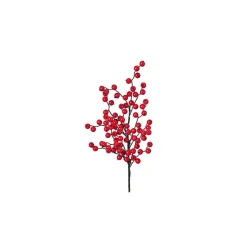 Sprays^Regency Deluxe Red Berry Spray, 24"