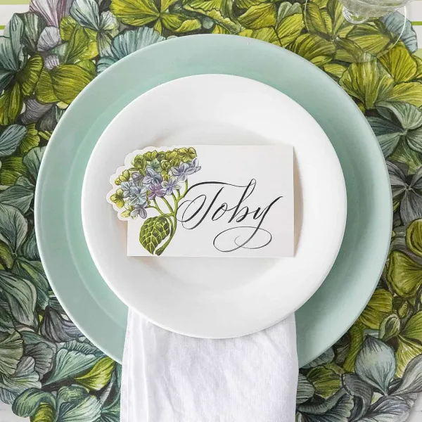Spring^Hester & Cook Die Cut Hydrangea Placemat Sheets