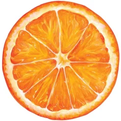 Spring^Hester & Cook Die Cut Orange Slice Placemat Sheets