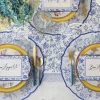 Kitchen & Dining^Hester & Cook Die-Cut Blue Asiatic Pheasants Sheets