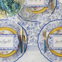 Kitchen & Dining^Hester & Cook Die-Cut Blue Asiatic Pheasants Sheets