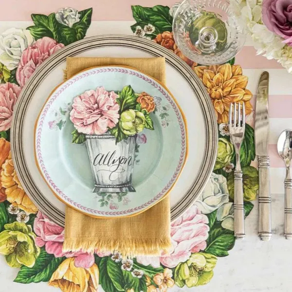 Spring^Hester & Cook Die-Cut Derby Wreath Placemat Sheets