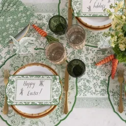 Kitchen & Dining^Hester & Cook Die-Cut Green Asiatic Pheasants Sheets