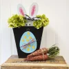 Wall Decor^The Round Top Collection Display Pocket Planter, Black