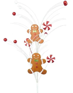 Floral^Liberty Floral Double Gingerbread And Mint Spray