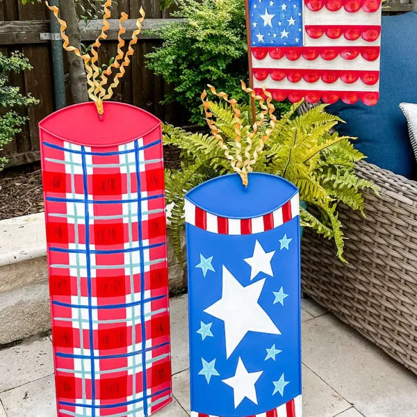 Pot Stakes^The Round Top Collection Double Star Flag