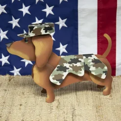 Table Decor^The Round Top Collection Dress Up Pet, Camo Costume