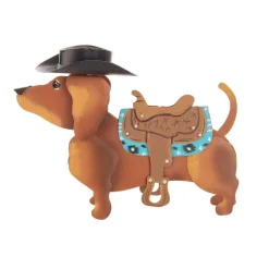 Table Decor^The Round Top Collection Dress Up Pet, Dachshund