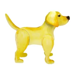 Table Decor^The Round Top Collection Dress Up Pet, Yellow Lab