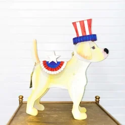 Table Decor^The Round Top Collection Dress Up Pet, Yellow Lab