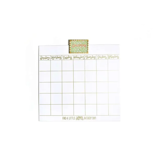 Hanging Decor^Happy Everything Dry Erase Big Calendar By !