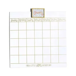 Wall Decor^Happy Everything Dry Erase Mini Calendar By !