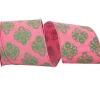 Spring Ribbon^Reliant Ribbon Dupioni Florentine Wired Edge Ribbon, 4" X 10Yd