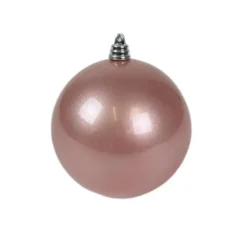 Ball Ornaments^Farrisilk Dusty Rose Candy Apple Ornament, 4"
