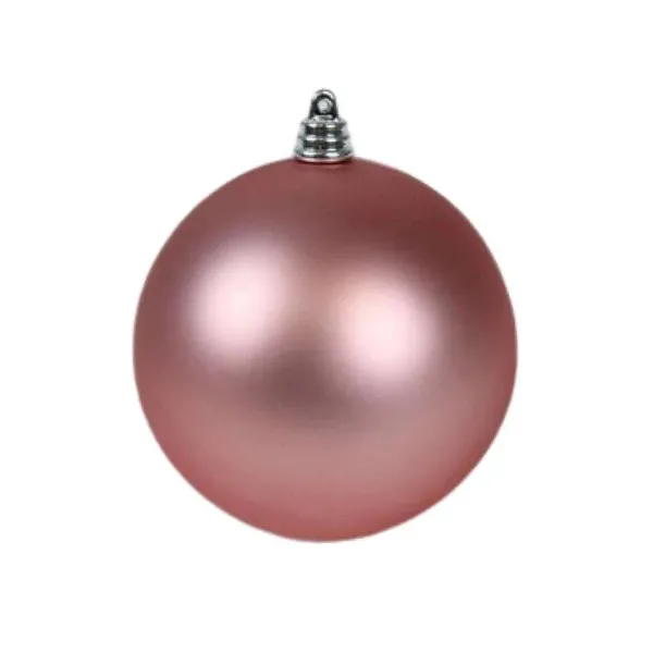 Spring^Farrisilk Dusty Rose Matte Ball Ornament, 4"