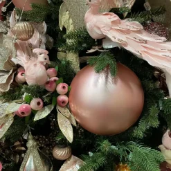 Ball Ornaments^Farrisilk Dusty Rose Matte Ornament, 8"