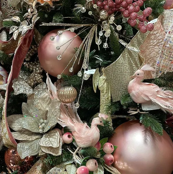 Ball Ornaments^Farrisilk Dusty Rose Matte Ornament, 6"