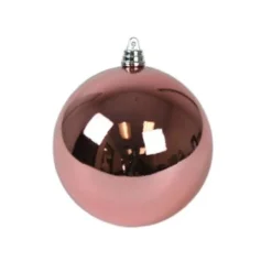 Ball Ornaments^Farrisilk Dusty Rose Shiny Ball Ornament, 4"