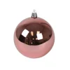 Spring^Farrisilk Dusty Rose Shiny Ball Ornament, 4"