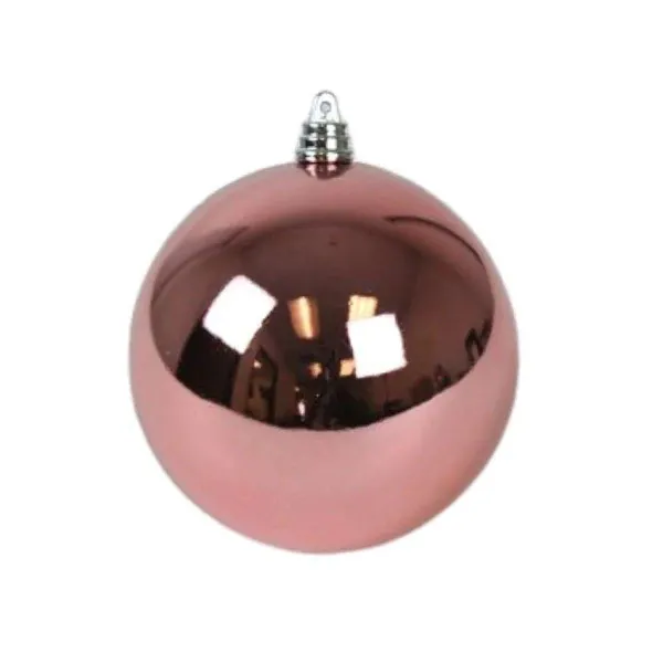 Spring^Farrisilk Dusty Rose Shiny Ornament, 6"