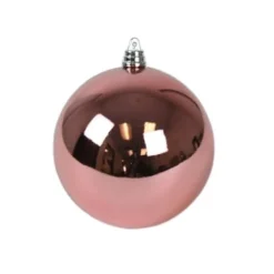 Ball Ornaments^Farrisilk Dusty Rose Shiny Ornament, 6"
