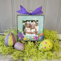 Table Decor^The Round Top Collection Easter Photo Frame Mini Gallery Art