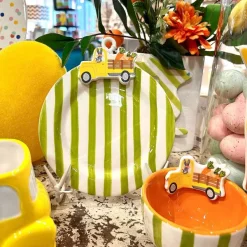 Table Decor^Coton Colors Easter Truck Embellishment Plate By Happy Everything!