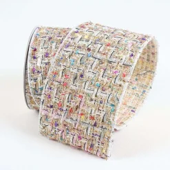 Ribbon^Farrisilk Eclectic Light Multi-Colored Ribbon 4