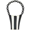 Table Decor^The Round Top Collection Elegant Black & White Basket, Tall