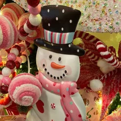 Focal Points^Craig Bachman Embossed Snowman With Scarf