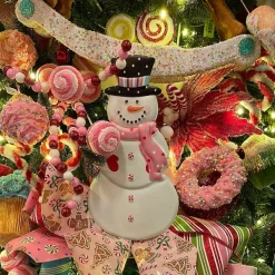 Signs^Craig Bachman Embossed Snowman With Scarf