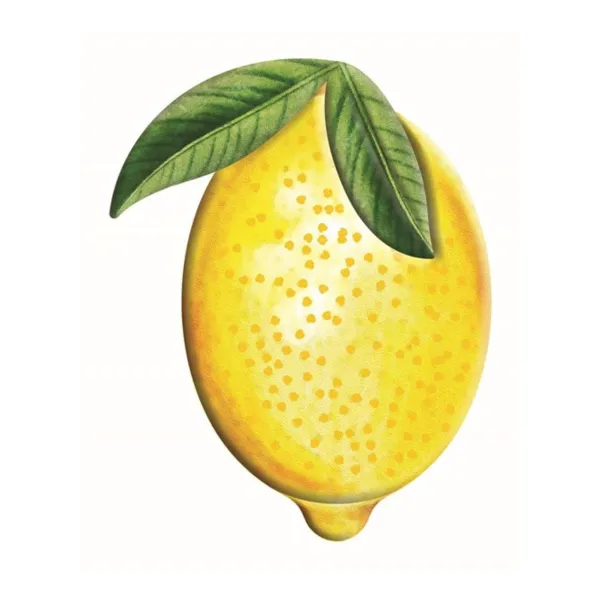 Signs^Craig Bachman Embossed Watercolor Lemon