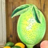 Table Decor^Craig Bachman Embossed Watercolor Lime