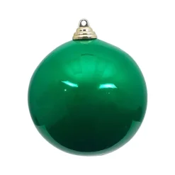St. Patrick's Day^Farrisilk Emerald Green Candy Apple Ball Ornament, 6