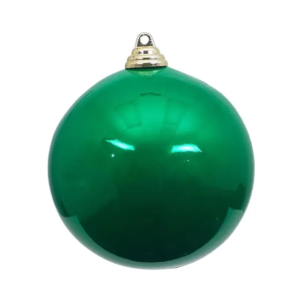 Ball Ornaments^Farrisilk Emerald Green Candy Apple Ball Ornament, 6"