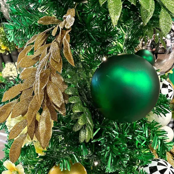 Ball Ornaments^Farrisilk Emerald Green Matte Ball Ornament, 8"