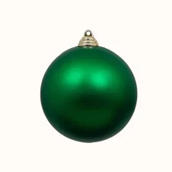 St. Patrick's Day^Farrisilk Emerald Green Matte Ball Ornament, 6"
